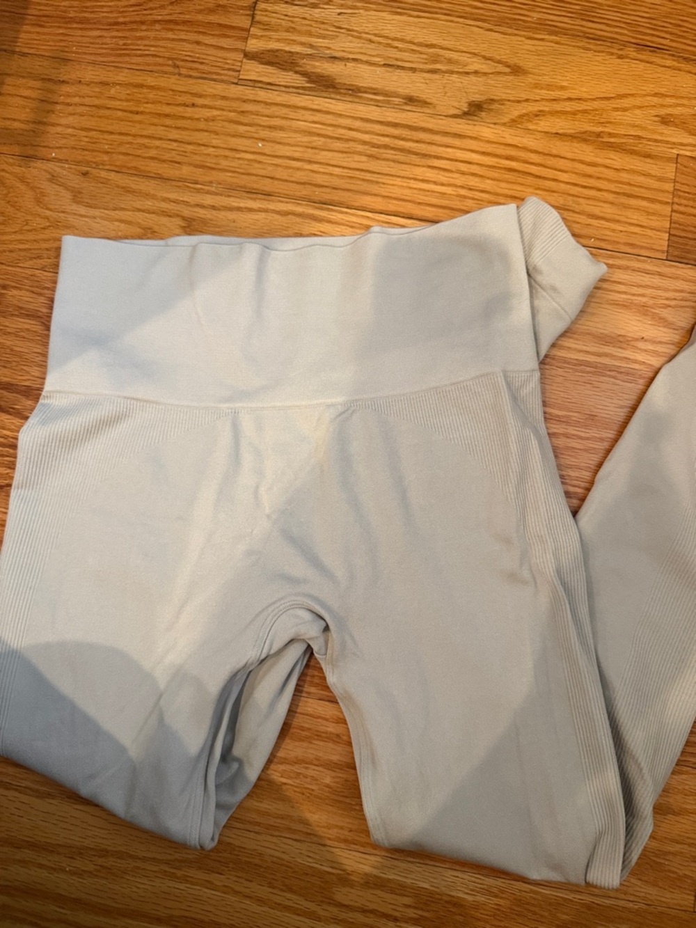 SET Active Light Gray Seamless High-Waist Leggings